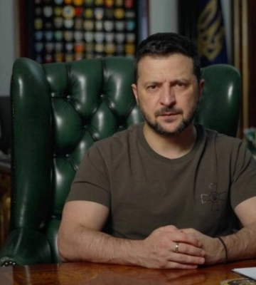 Зеленський показав відео наслідків удару росіян по Ізюму