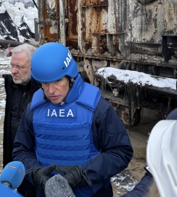 Глава МАГАТЕ прибув на електричну підстанцію «Київська»