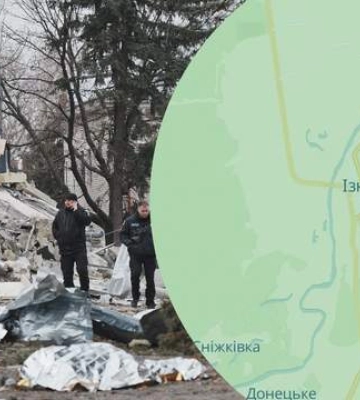 Разрушена часть здания горсовета: Зеленский показал последствия удара по Изюму