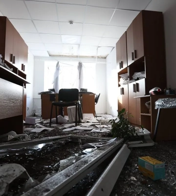 Зеленський показав відео наслідків удару росіян по Ізюму