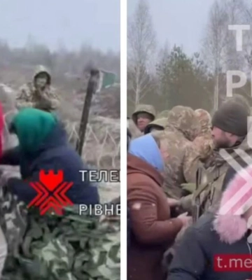 На Рівненщині селяни заблокували блокпост ДПСУ за 8 км від кордону з Білоруссю