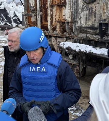 Глава МАГАТЕ прибув на електричну підстанцію «Київська»