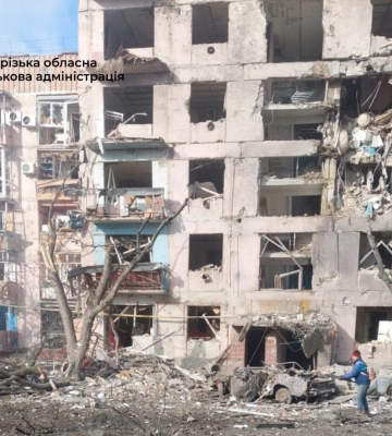 Ворог за добу завдав 396 ударів по Запорізькій області, є постраждала