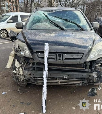 У Тернополі внаслідок ДТП постраждала водійка автомобіля HONDA CR-V, - поліція