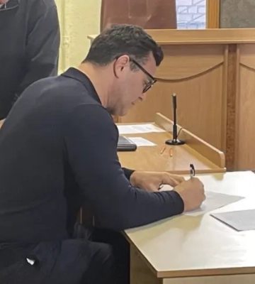 Тищенко вперше прибув на судове засідання у своїй справі