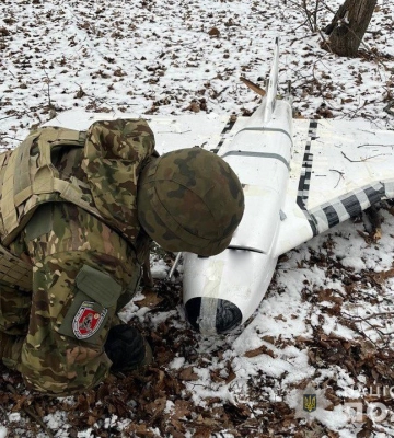 Вибухотехніки поліції Сумщини знешкодили бойову частину збитого російського БПЛА