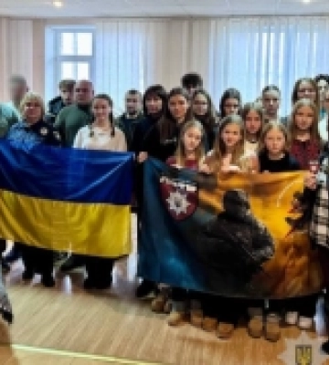 У Луцьку школярі поспілкувалися з пораненими військовими