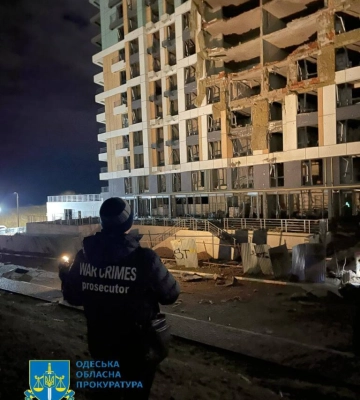Увечері 5 лютого росія завдала по Південному удару авіаційною ракетою, а вночі атакувала область «шахедами»