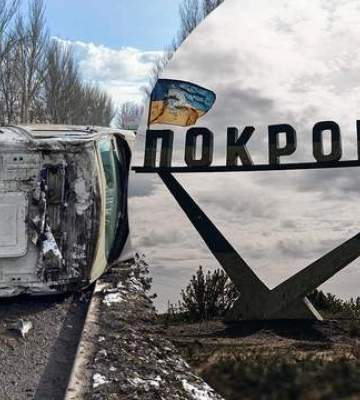 Оккупанты атаковали машину Укрпочты под Покровском