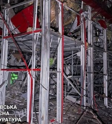 Наслідки ворожої атаки БпЛА на Харків. ФОТОрепортаж
