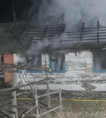 У пожежі на Поліссі загинув чоловік