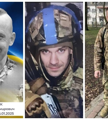 Трьох воїнів, які загинули на фронті, провела Рівненщина в останню путь