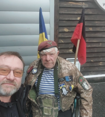У Черкаси приїхав волонтер-мандрівник