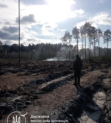 Інспектори ДЕІ Поліського округу зафіксували факт порушення пожежної безпеки в лісах Рівненської області