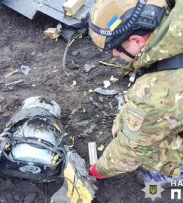 Полтавські поліцейські знешкодили збиті російські дрони