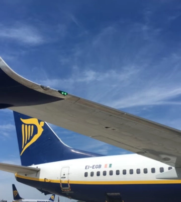 Авіакомпанія Ryanair планує першою відновити польоти в Україну після відкриття неба