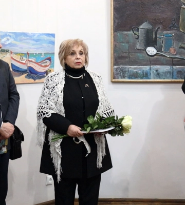 Виставку живописних робіт художника Володимира Патика презентували у Коломиї (відео)