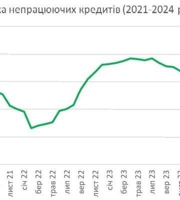 У 2024 році частка непрацюючих кредитів в Україні скоротилась до 30% —  НБУ