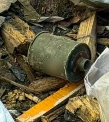 У Кременчуці перехожі виявили біля сміттєвих баків гранату