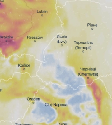 Хмара забрудненого повітря накриє Україну 13 лютого, дістанеться і Чернівцям