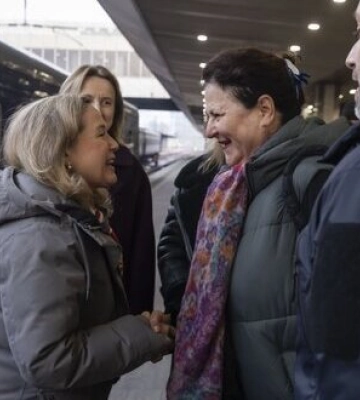 Голова Європейського інвестиційного банку Кальвіньо прибула із візитом до Києва. ФОТОрепортаж