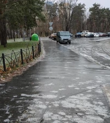 В Україні прогнозують ожеледицю на дорогах