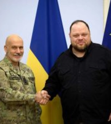 Голова Верховної Ради України обговорив з Головою Військового комітету НАТО співпрацю у сфері безпеки та оборони