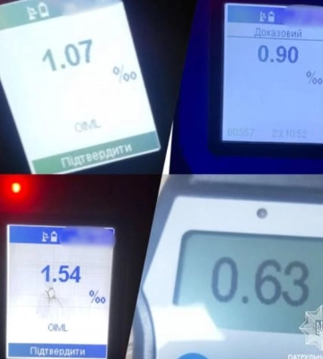 У Луцьку в комендантську годину спіймали п’яного водія, якому на 5 років заборонили сідати за кермо