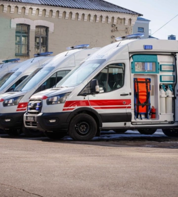 Харківська область отримала нові реанімобілі для потреб екстренки 