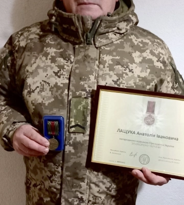 За оборону кордону на Харківщині: прикордонника з Волині відзначили високою нагородою