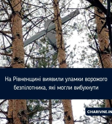 У Рівненській області вибухотехніки знешкодили бойову частину ворожого безпілотника, яка не здетонувала
