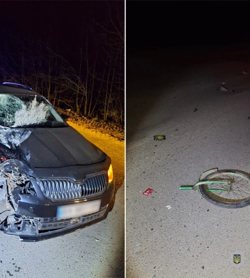 На Хмельниччині внаслідок ДТП загинув 43-річний велосипедист, - поліція