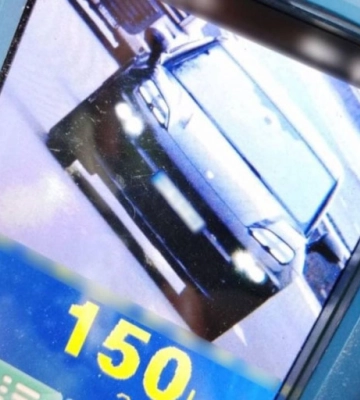 На Тернопільщині водій Porsche отримав 1700 грн штрафу за швидкість 150 км/год