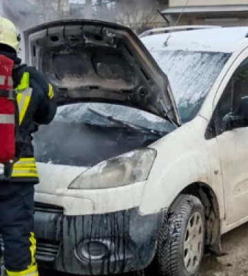 У Стрийському районі горів автомобіль
