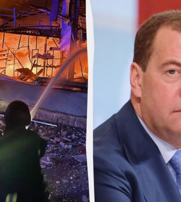 Медведєв назвав загибель людини і поранення дитини під час удару по Києву "демонстрацією сили"