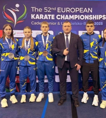 Каратисти Одещини показали найкращий результат в історії області на чемпіонаті Європи