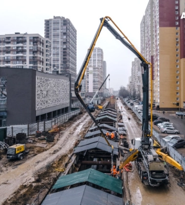 У Києві набирає обертів будівництво метро на Виноградар – в роботу запустили ще одну ділянку, фото