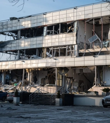 У Києві на Оболоні внаслідок ворожої атаки пошкоджено газифіковані будівлі