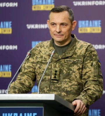 Ігнат відреагував на слова Безуглої про "брехню" ПС ЗСУ на тему уламків