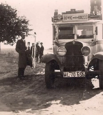 Показали автобус на волинських номерах, який їздив майже 100 років тому (ретрофото)
