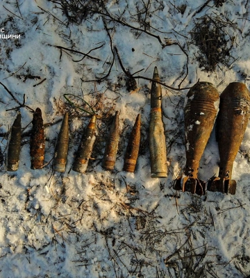 На Сумщині піротехніки ДСНС виявили та знищили 17 вибухонебезпечних предметів