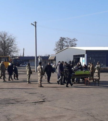 Із загиблим на Донеччині військовим попрощалися в Устинівській громаді 