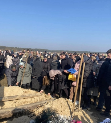 На Рівненщині попрощалися з двома військовослужбовцями: Юрієм Грицкевичем та Віталієм Зіничем