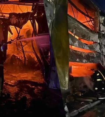 Россияне атаковали Киевщину: в ОВА показали последствия удара &quot;Шахедами&quot;