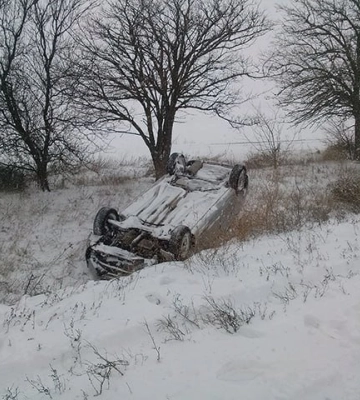 У Луцькому районі авто злетіло в кювет, травмувалися двоє людей