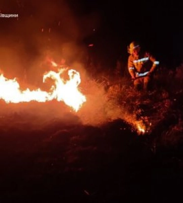 У Миколаївській області за добу сталося десять пожеж