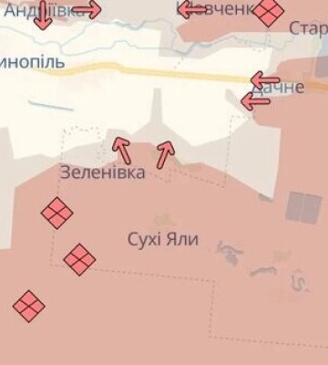 Росіяни просунулись біля Зеленівки та Дачного на Донеччині, - DeepState. КАРТА