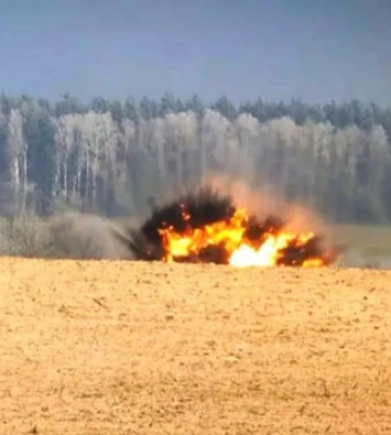 На Чернігівщині сапери знешкодили бойову частину снаряда від «Урагану»