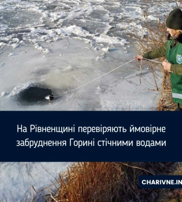 На Рівненщині перевірять воду у річці Горинь