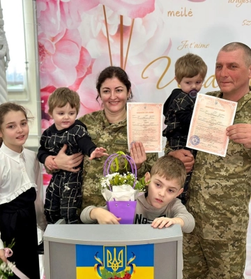Пара прикордонників Ізмаїльського загону одружилися в День святого Валентина